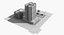 city block - 3D model