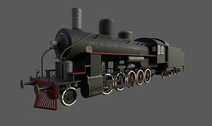 3D Steam locomotive EA-2408