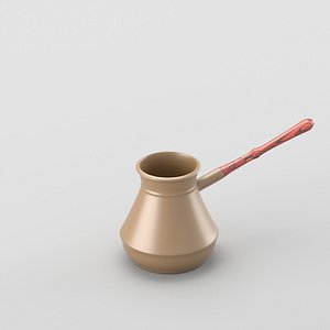 free shiny metal jezve 3d model