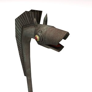 free ancient brythonic trumpet 3d model