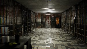 3D Prison Cell  46 Assets model