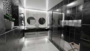 3D model Modern Bathroom