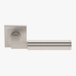 Eurospec Fagus Square Mitred Stainless Steel Door Handle 3D model