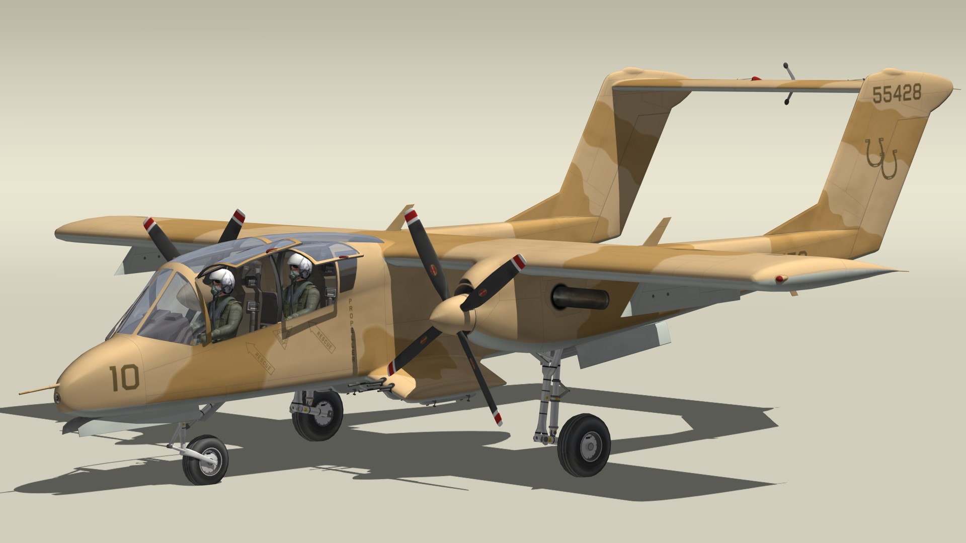 3D Model OV10 Bronco - TurboSquid 2207261