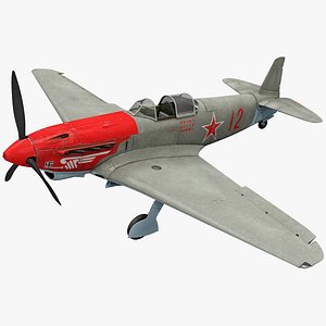 3d max yakovlev yak-9 soviet world war