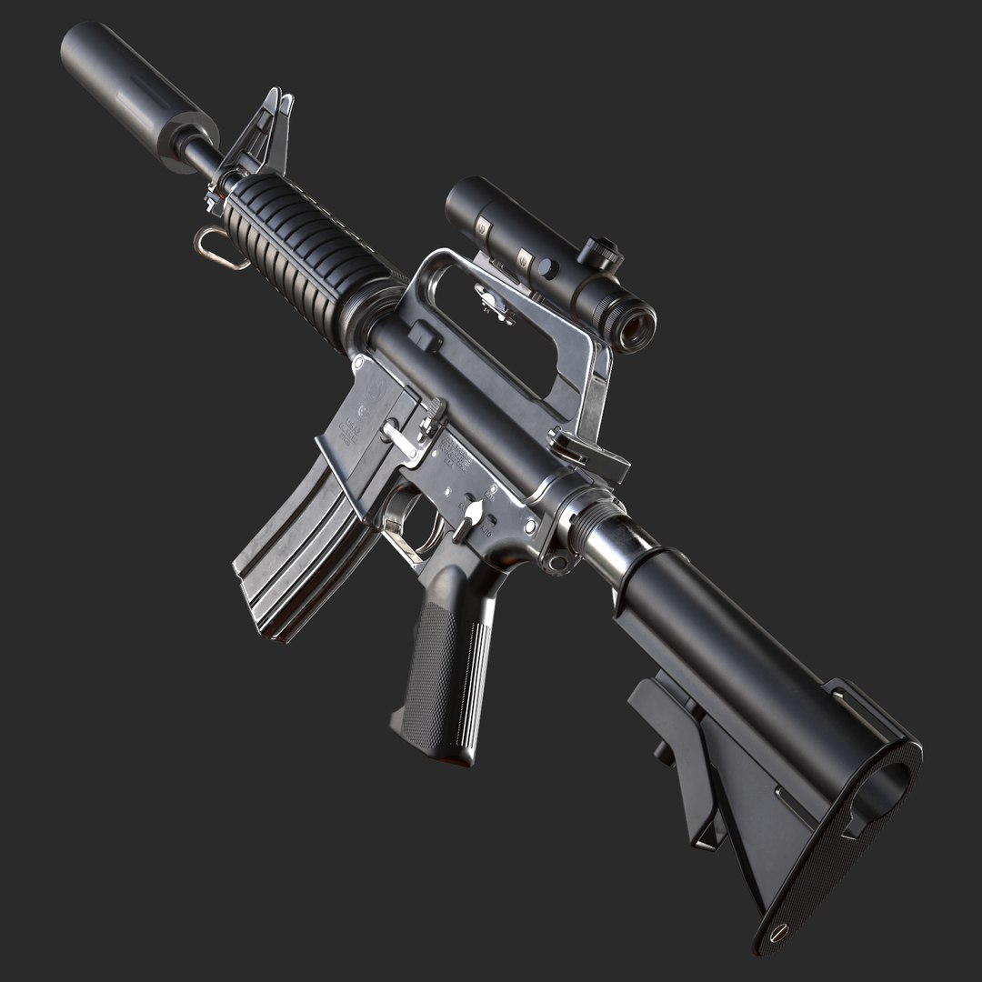 COLT コルト　AR-15 スコープ付き　まとめ売り コルトAR 15スコープ3Dモデル - TurboSquid 871767