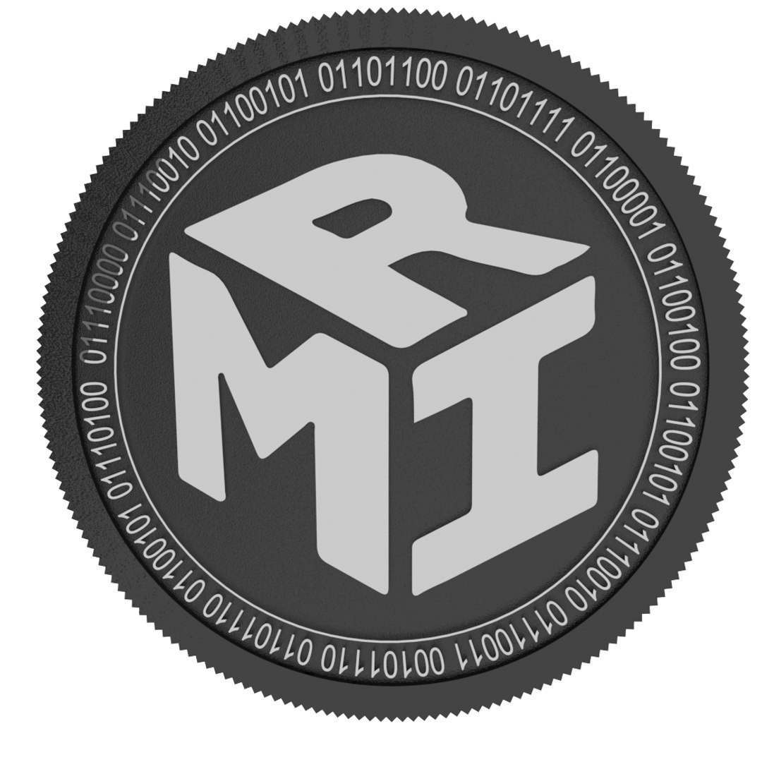 Mir coin black 3D - TurboSquid 1498933
