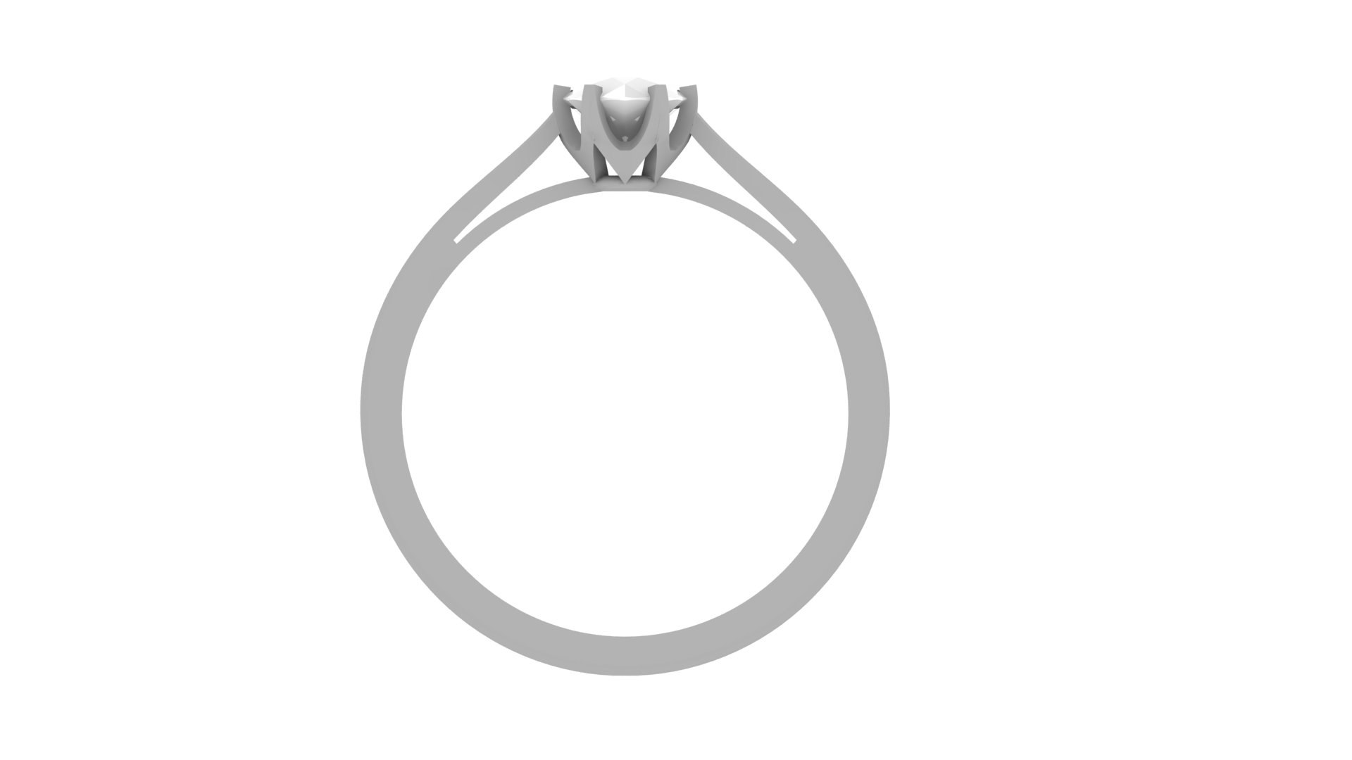 3D Ladies Premium Diamond Ring Model - TurboSquid 2400917