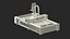 Senfeng SF-3015S Laser Cutting Machine with Steel Workpiece Rigged