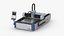 Senfeng SF-3015S Laser Cutting Machine with Steel Workpiece Rigged