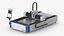 Senfeng SF-3015S Laser Cutting Machine with Steel Workpiece Rigged