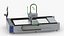 Senfeng SF-3015S Laser Cutting Machine with Steel Workpiece Rigged
