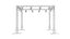 Stage Truss System With LED Wash Lights 1