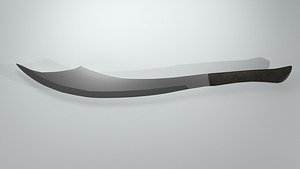 scimitar blender 3d model