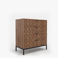 furniture chest of drawers Diamond wooden design