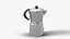 Achteckige Espressokanne für den Herd – Küchenaccessoire