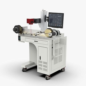 3D Automatic Coil Feeding Laser Marking Machine