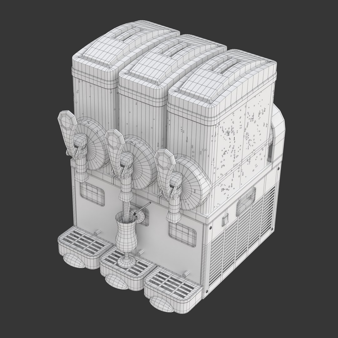 Slush Machine model https://p.turbosquid.com/ts-thumb/RE/PMe8Jj/O7/wireframe02/png/1783488271/1920x1080/fit_q87/82886f79fa73b6994f8d130a7f52a23073a4c095/wireframe02.jpg