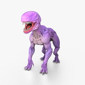 Purple Monster Creature
