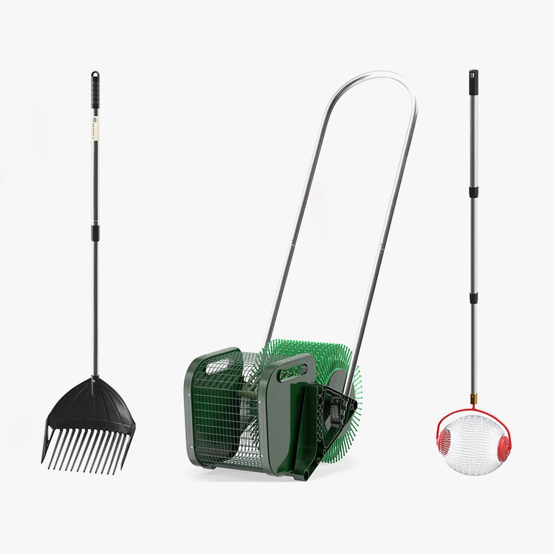 Nut Harvesters Collection 3D model preview