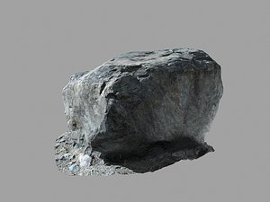 Gray round stone