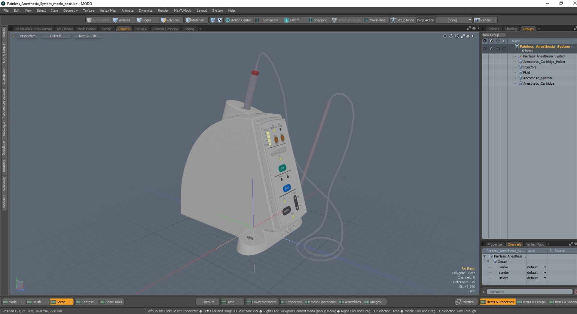 Painless Anesthesia System 3D - TurboSquid 2193387