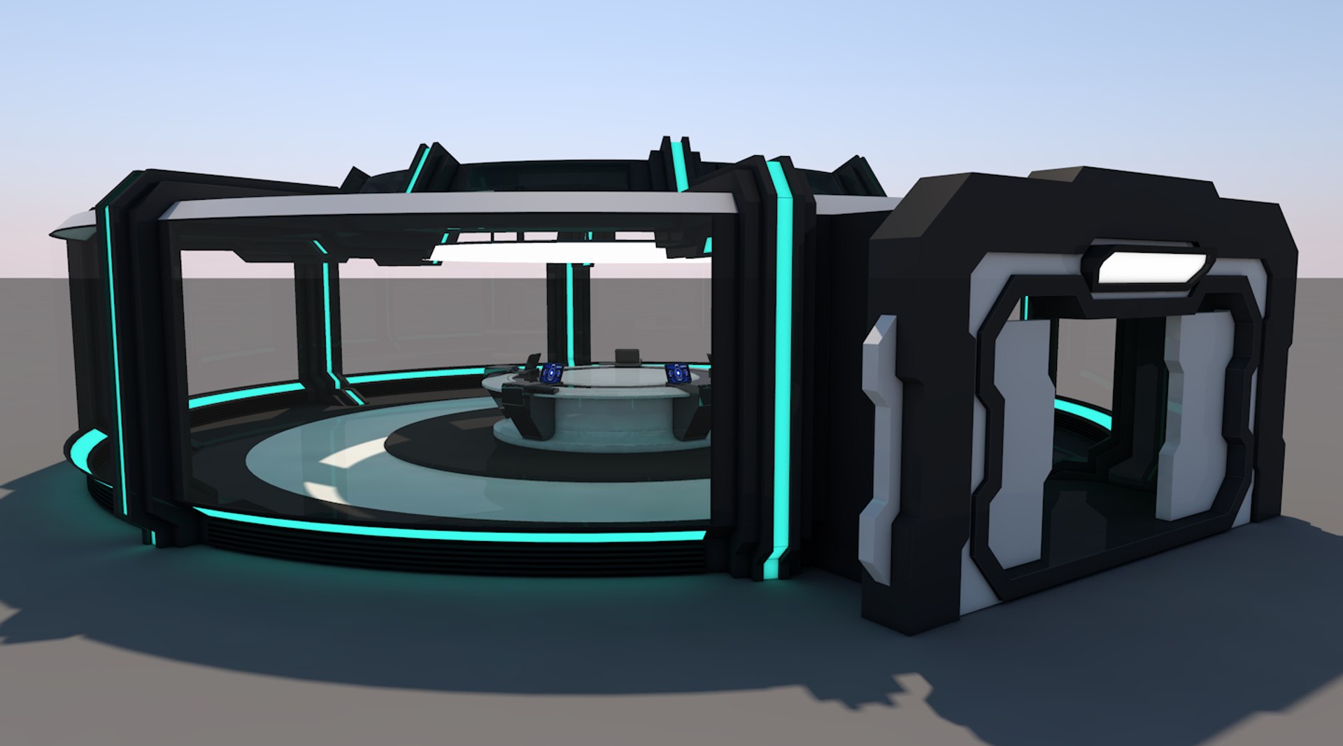 Sci Fi Interior 3D Model - TurboSquid 1562795