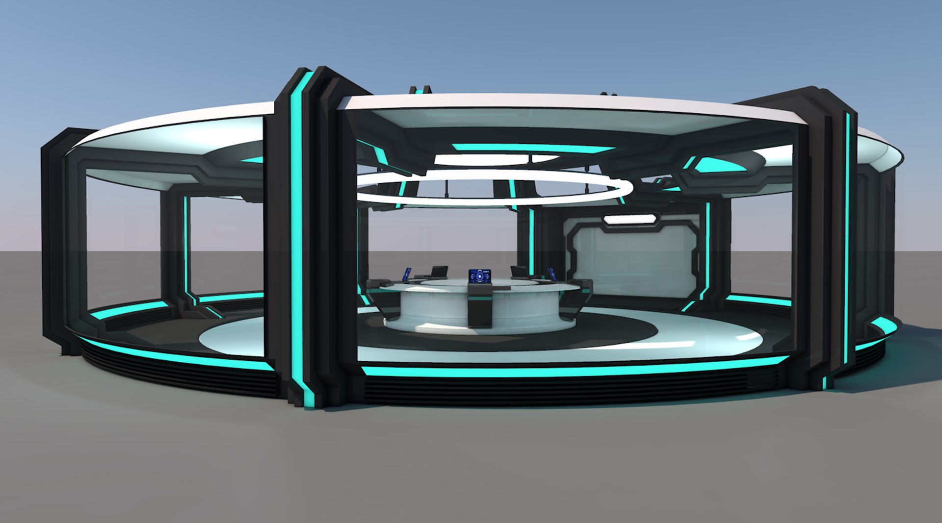 Sci Fi Interior 3D Model - TurboSquid 1562795