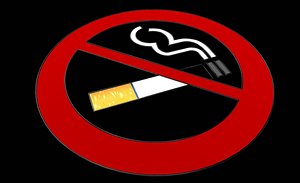 No smoking panel 3D model