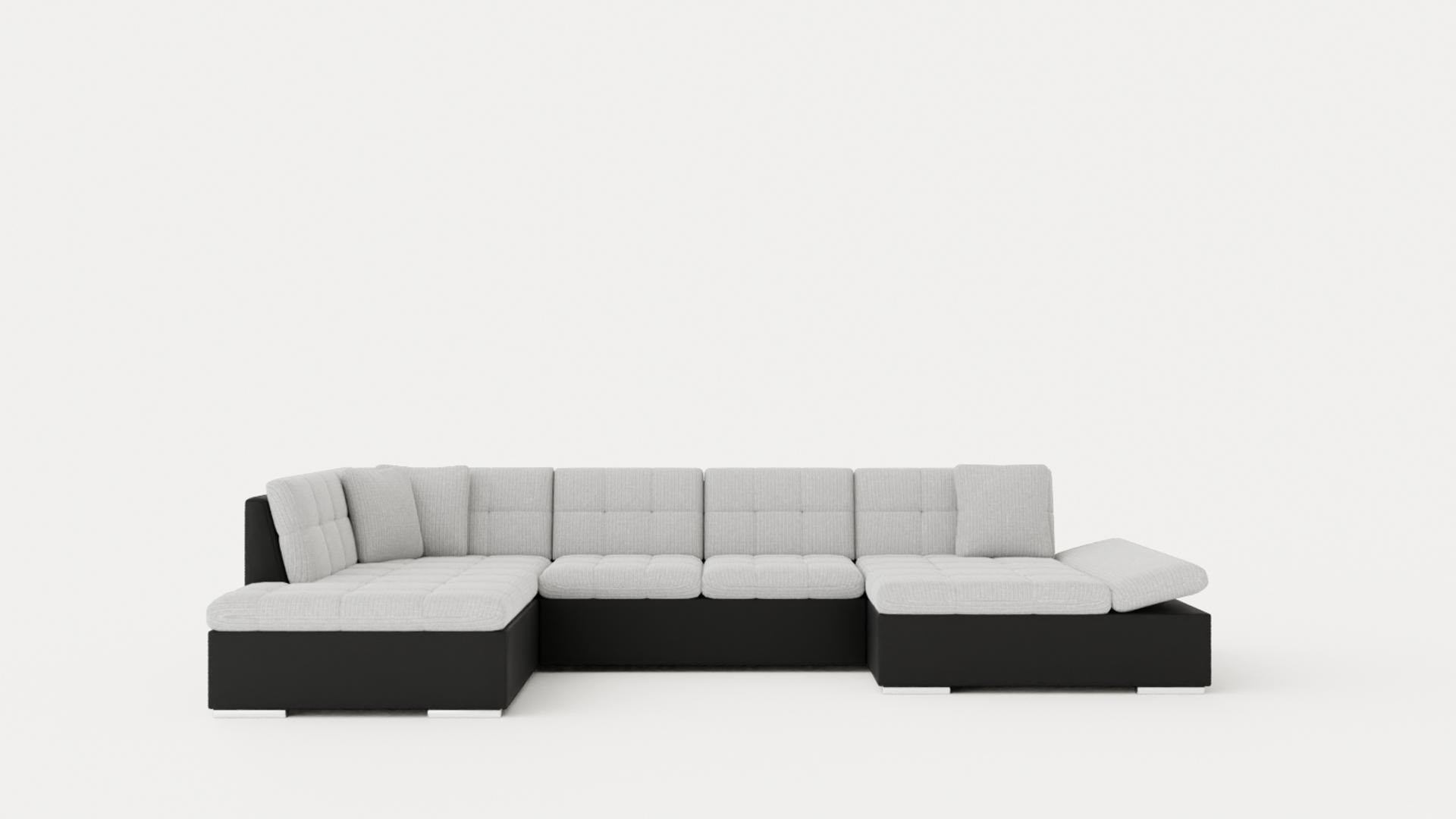 3D Zumar U Bed Sofa Divan With Storage Right Black Light - TurboSquid ...