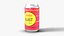 Retro Soda Can with 90s Zigzag Design - Generic Drink Prop