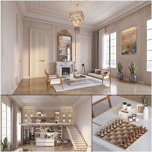 Parisian Studio House Interior