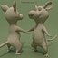 mouse cartoon 3D model