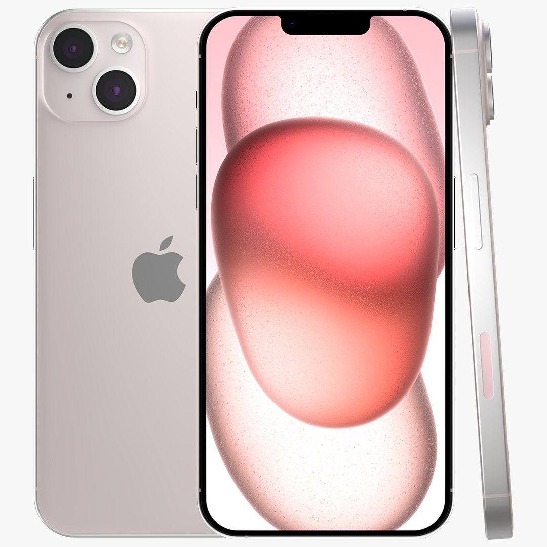 3D Apple IPhone 15 Pink Model - TurboSquid 2126247