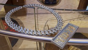 diamonds chain vid-19 3D