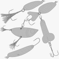 Fishing Lures and Hooks Collection V2