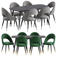 Rossini Chair and Clover Table