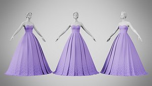 Dress 48 Amethyst 3D