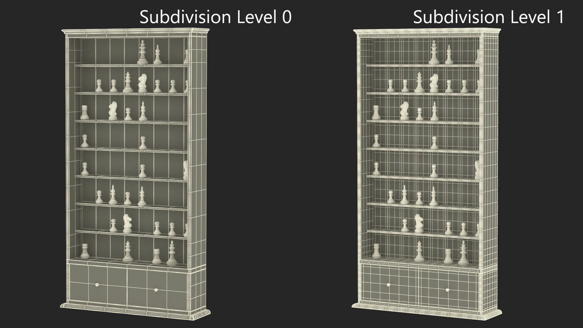 Light Wood Vertical Chess Board 3D Model - TurboSquid 2219505