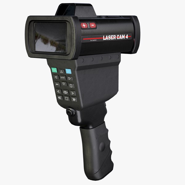 3D traffic enforcement speed gun model