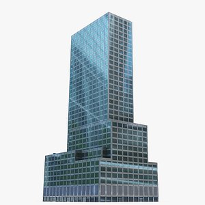Generic Glass Skyscraper A 3D