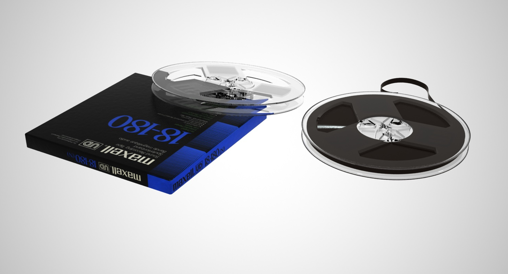 3D Maxell Reel Tape Model - TurboSquid 1371418