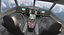 3D airbus a321 interior cockpit