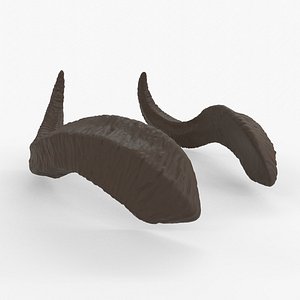 3D Large Wavy Horns - Kolsun