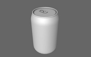 Sleek 355ml 12oz beverage 3D model - TurboSquid 1166028