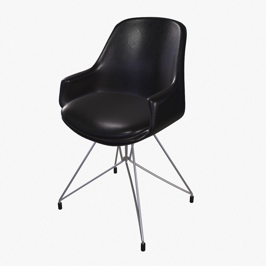 3D Chair Status - Black Model - TurboSquid 2220756
