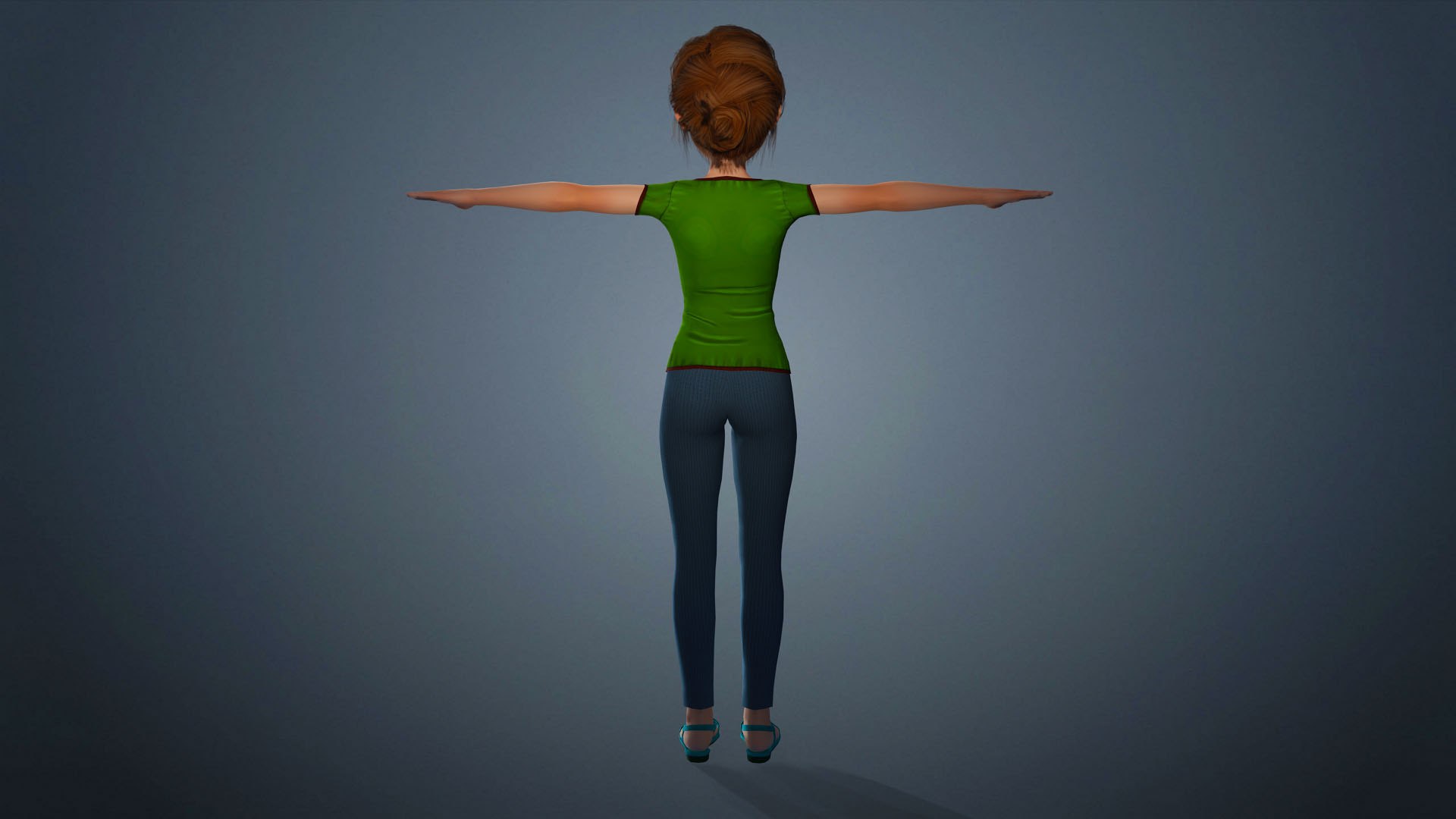 3D Cartoon Woman Rigged Character Model - TurboSquid 1853757