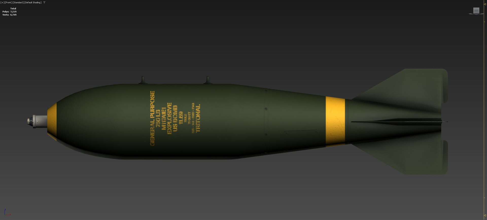 M117 Bomb 3D Model - TurboSquid 2294156