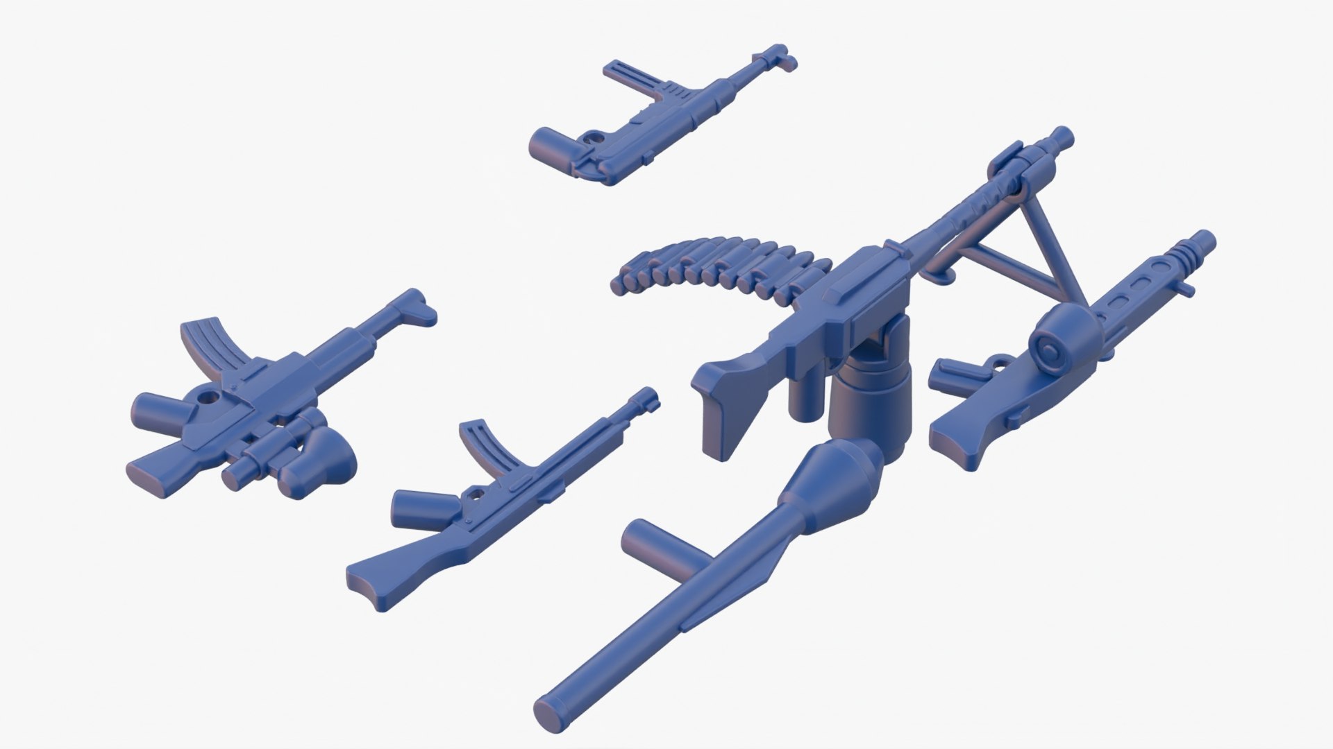 Lego Weapon Collections 3D Model - TurboSquid 2259726