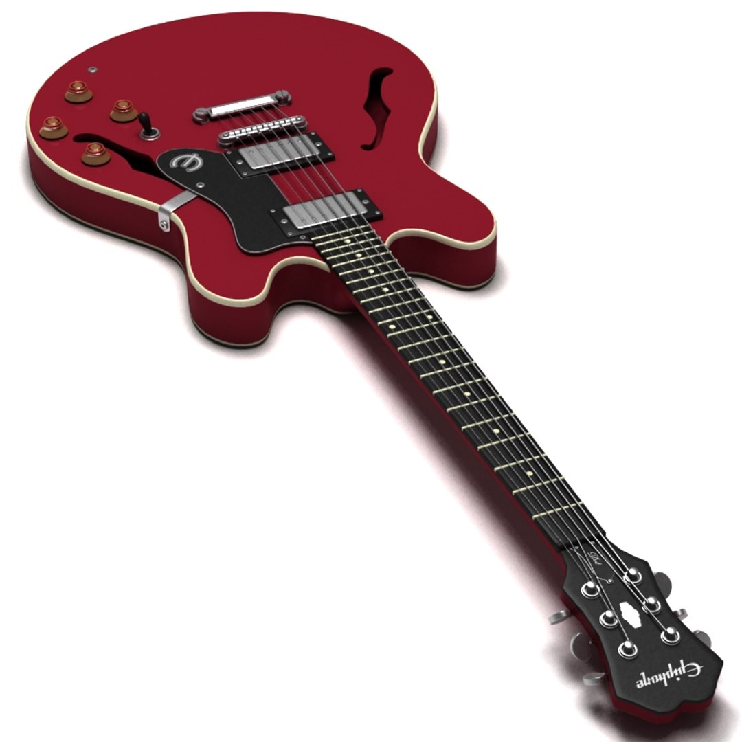 Electric Guitar 3d Model